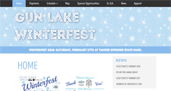 Desktop Screenshot of gunlakewinterfest.com